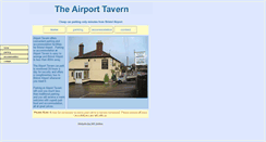 Desktop Screenshot of airporttavern.co.uk